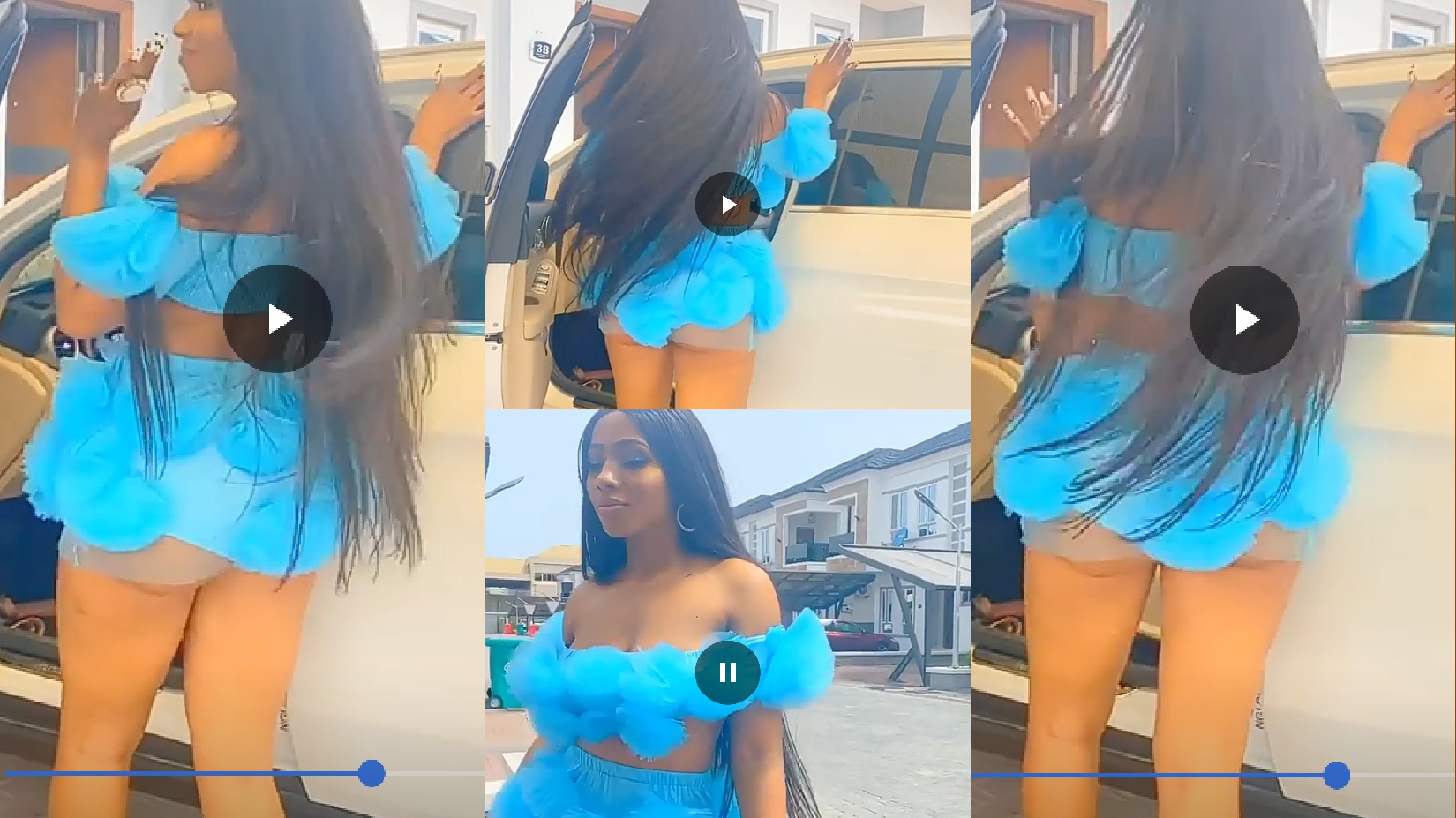 Mercy Eke Shows Off Too Much Butt Cheek In New Video