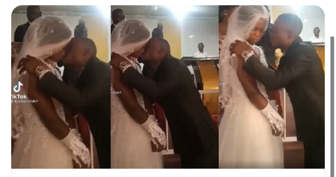 Forced Marriage Reactions As Bride Refuses To Kiss Her Groom During Their Wedding Video 
